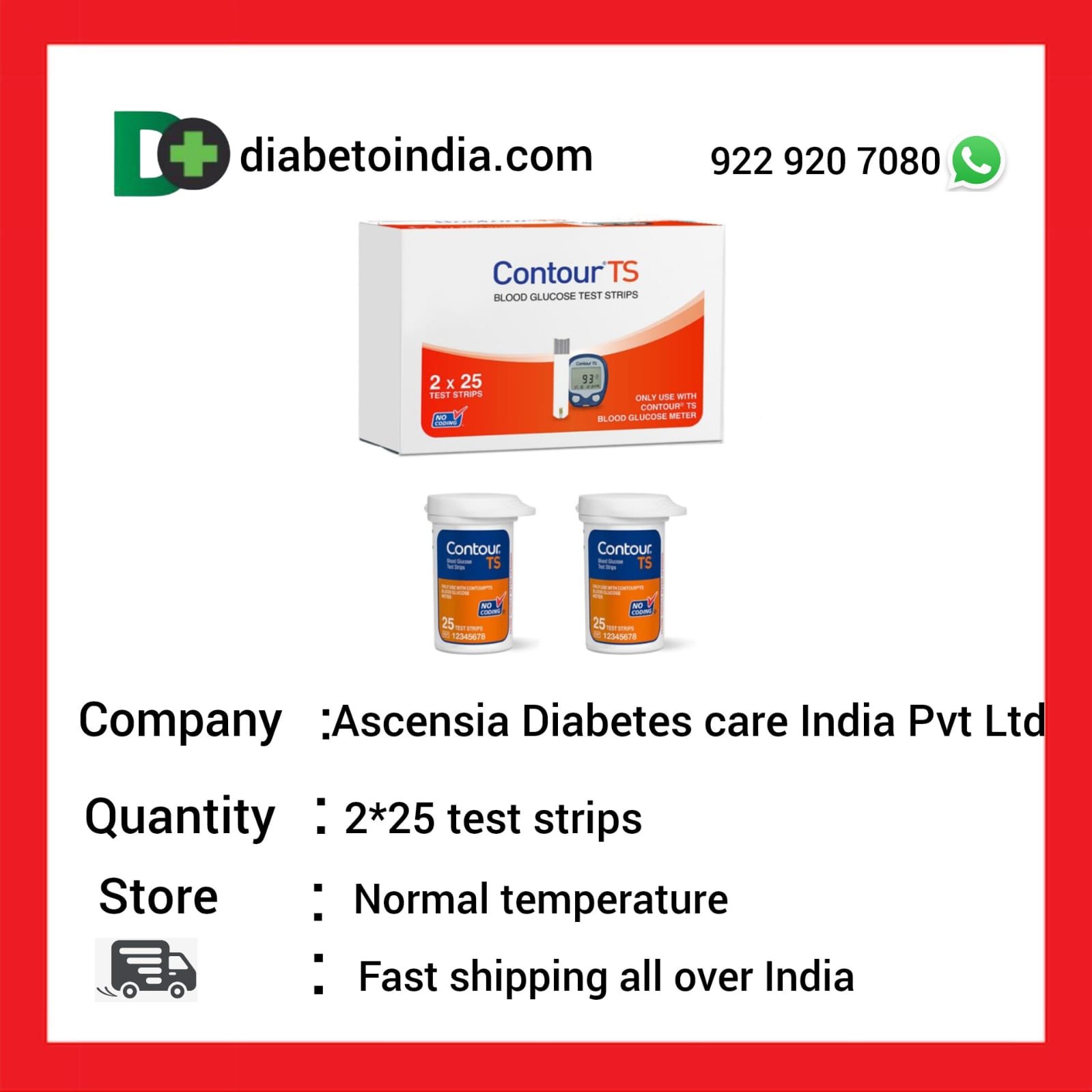 CONTOUR TS BLOOD GLUCOSE TEST STRIPS